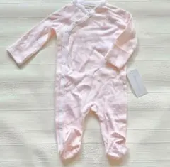 訳あり　新品　ラルフローレン　ストライプロンパース 6m70cm