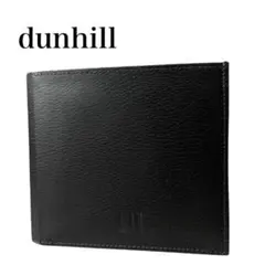極美品 ダンヒル dunhill 二つ折り財布 小銭入れ 黒 レザー メンズのサムネイル