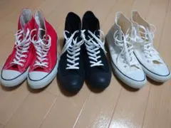 ALL STAR ハイカットスニーカー 3色セット