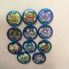 妖怪メダル　妖怪ウォッチ　青　ラメ