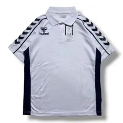 【F2246】hummel　未使用　タグ付き　ポロシャツ　サイズM　ホワイトのサムネイル