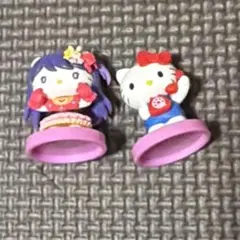 ハローキティ　チョコエッグ　ダイヤル電話　推しの子　フィギュア　コラボ