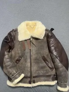 Schott TYPE B-3 USA製 リアルムートンフライトジャケット36 - メルカリ