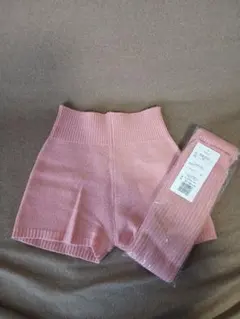 チャコット ショートパンツレッグウォーマーセット ピンク juniorサイズ