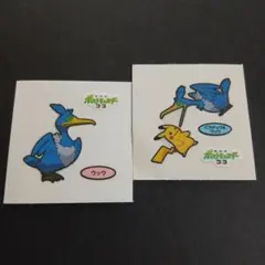 ポケモンパンシール　ポケモンデコキャラシール　ピカチュウ&ウッウ　可愛い