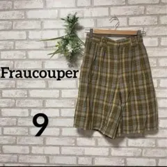 Fraucouper＊ハーフパンツ＊キュロットパンツ＊チェック柄＊金ボタン＊9
