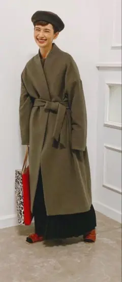 Curensology カーキ ロングコート