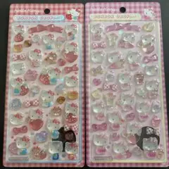 【正規品】ハローキティ ボンボンドロップシール 2枚セット