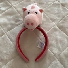 豚のキャラクター ハムのカチューシャ トイストーリー