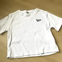 Reebok リブ クルーネック Tシャツ ホワイト