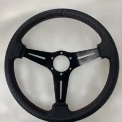 MOMO Cavallino 3本スポークレザーステアリング TYP C35 - メルカリ