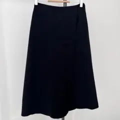 ZARA キュロット スカート ミディ丈 コットン カジュアル 黒 S