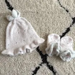 gelato pique フリル付き帽子と靴下セット