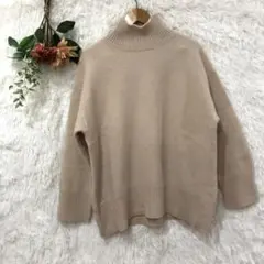 ★Mila Owen★ミラオーウェン ウールタートルネックセーター【S】羊毛
