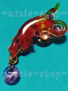 【未使用】ハンドメイド作家　YUKITALON　和猫　イヤーカフ　ラインストーン