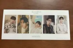 SEVENTEEN cafe セブチカフェ ミンギュ クリアブックマーカー 特典