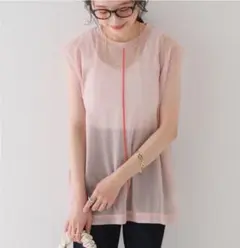 【CLANE/クラネ】 LINE SHEER S/S TOPSカットソー◆のサムネイル