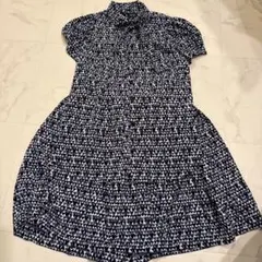 アニエスベー ハート柄 セットアップ 紺