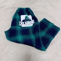 XLARGE チェック イージーパンツ キッズ 100サイズ