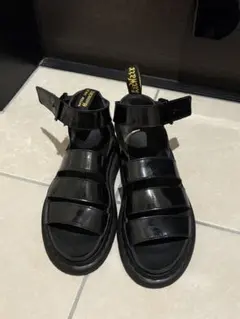 Dr. Martens ストラップサンダル ブラックのサムネイル