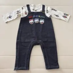 ヒューイデューイルーイ　ロンパース　80cm ディズニー