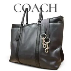 COACH コーチ 大容量 レザー A4 トートバッグ 71843本革 - メルカリ