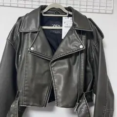【タグ付き】ZARA ライダースジャケット M