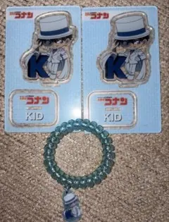 ダイソー　名探偵コナン　アクリルスタンド&ヘアゴム　怪盗キッド