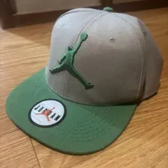 t*n様 Jordan グレー/グリーン キャップ