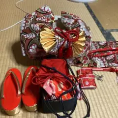 七五三七歳　フルセット　帯幅18センチ　草履21センチ