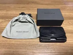 lemacew　新品未使用Maison Sbond ブラック 三つ折り財布 シンプルに魅せる 三つ折り財布 Amy wallet