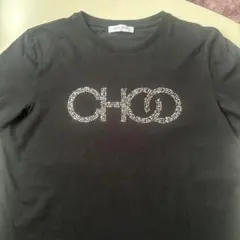 JIMMY CHOO ブラック Tシャツ ストーン未使用に近いのサムネイル
