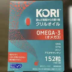 KORIクリルオイル 456粒 76粒入り6袋 オメガ3 KORIクリルオイル 456粒 76粒入り6袋 オメガ3の通販 by ace2120's shop