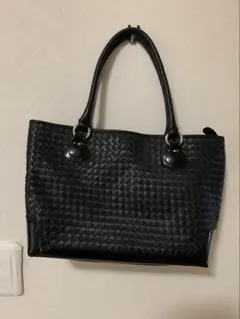 レリアン　編み込みレザーバッグ