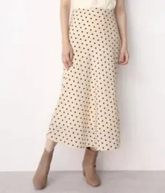 うしろレースUPスカート　マーメイドスカート I ラインスカート