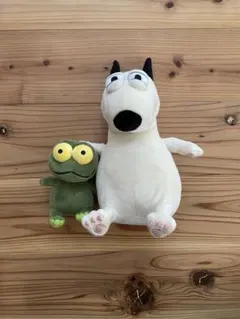 美品】初期モデル ベネリック製 バムとケロ ぬいぐるみ 2体セット