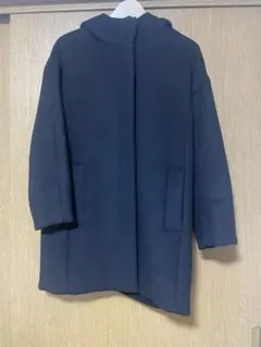 MACPHEE 黒 フード付きコート