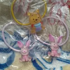 “ディズニーキャラクター” Twinkle ゴム　ピグレット　プー