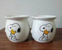 淡路屋 スヌーピー ひっぱりだこ飯 （容器のみ） 陶器　2個セット