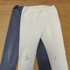 〈サイズ120〉ユニクロ_キッズ フリースレギンス 2枚セット