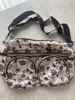 値下げ！LeSportsac クマ柄 ショルダーバッグ