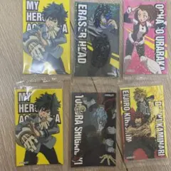 僕のヒーローアカデミア ステッカー 6枚セット　ウエハース