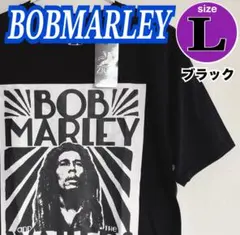 ⑥【新品】BOBMARLEY ボブマーリーＴシャツ　ブラック　Ｌのサムネイル