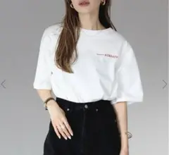 【新品・タグ付】【汗染み防止】AUREATE ワンポイントTシャツのサムネイル