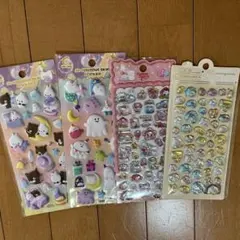 マシュマロシール、ぷっくりシールセット