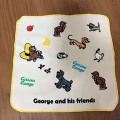 おさるのジョージ ミニタオル ハンカチ