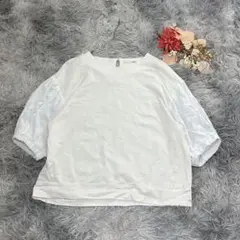 Auie F アウィーエフ（M）7分丈 カットソー ボリュームスリーブ 韓国製