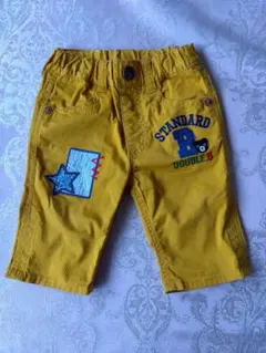 値下げDOUBLE.B イエローパンツ 90cm