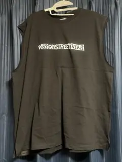【美品】VISION STREET WEAR ノースリーブTシャツ LLサイズ黒