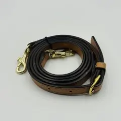 COACH コーチ ショルダーストラップ ゴールド金具 ブラウン レザーのサムネイル
